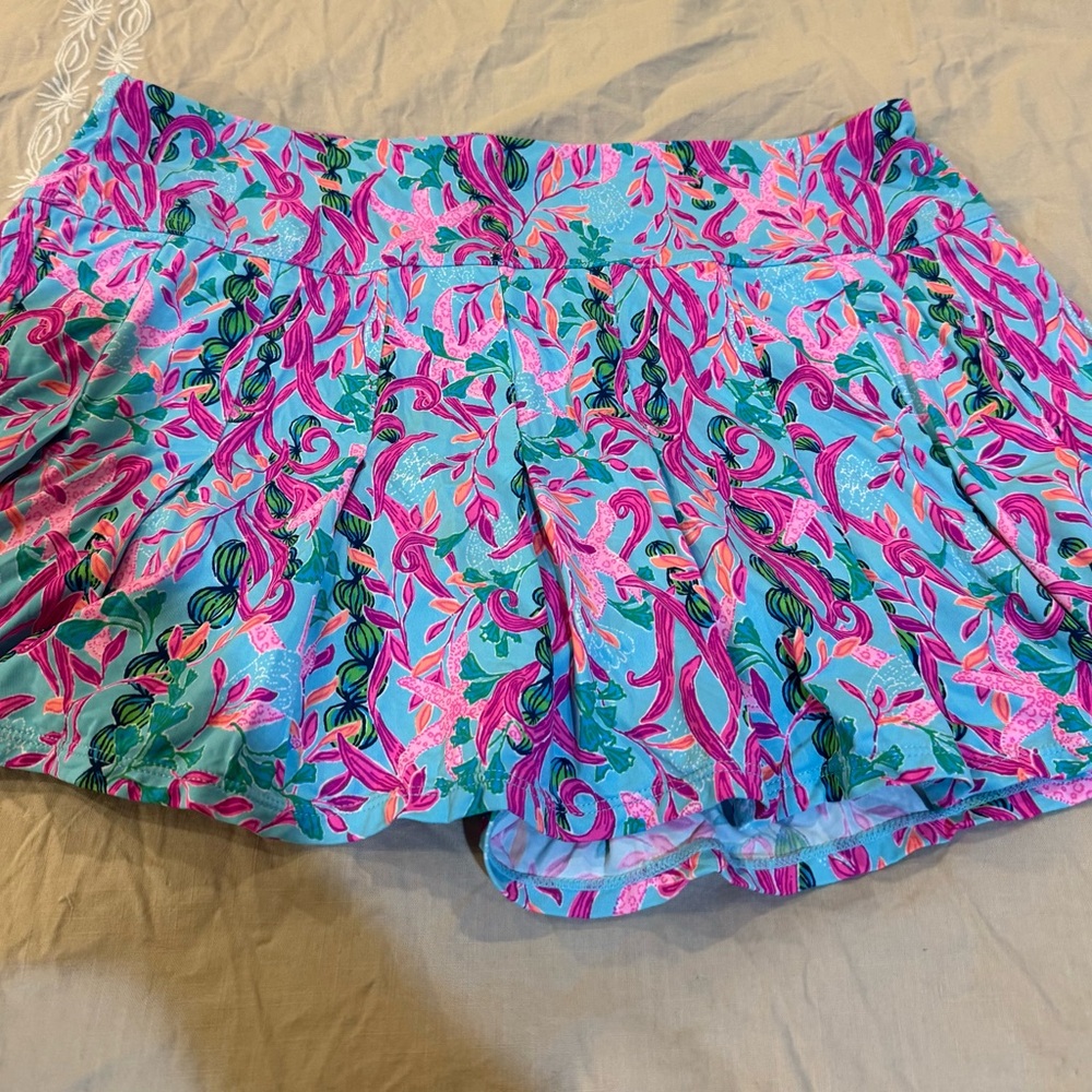 Lilly Pulitzer Pink and Blue Skort